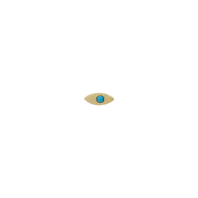 Ishq Eye Stud Earrings with Turquoise Stone