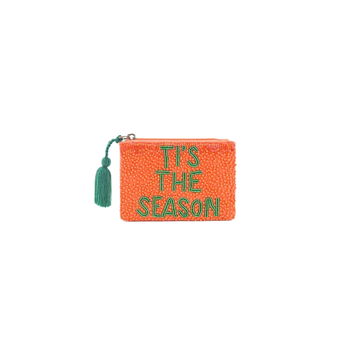 America & Beyond Holiday Spirit Embroidered Pouch