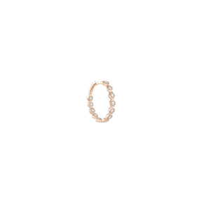 Kefi Jewelry 18k Pink Gold Hexa Hoop Earring