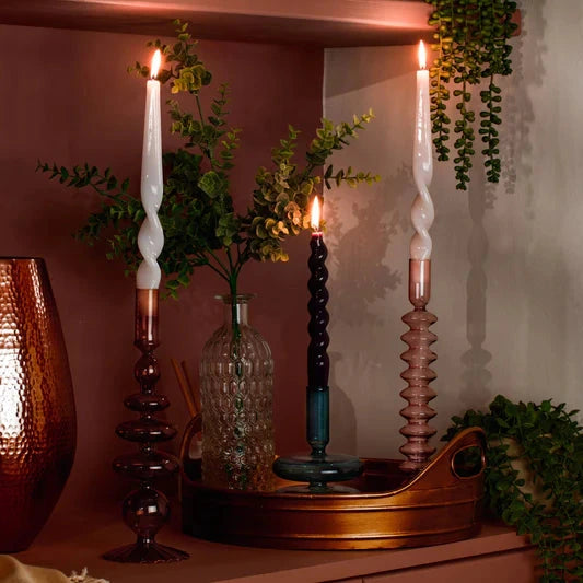 Maegan Champagne Taper Candle Holder