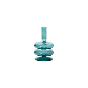Maegan Ocean Teal Taper Candle Holder