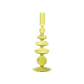 Maegan Pear Green Taper Candle Holder