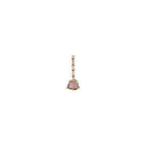 Yasmin Pharaon 14k Gold Tourmaline Slice Drop Earring