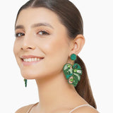Buy America & Beyond Tropical Palm Drop Earrings Online for Women | Free 3-Hour Delivery in Dubai | Boom & Mellow UAE