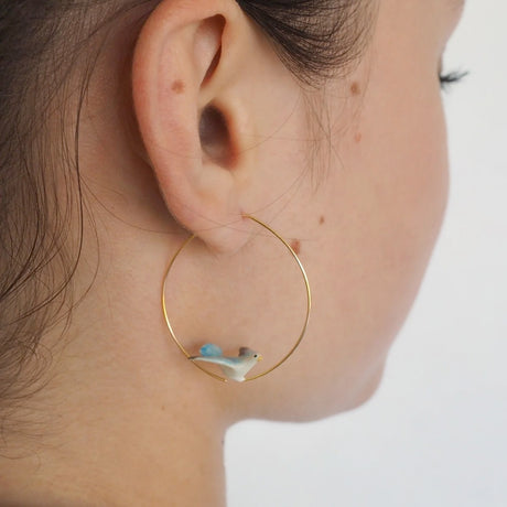 Buy Nach Bijoux Dove Bird Earrings Online for Women | Free 3-Hour Delivery in Dubai | Boom & Mellow UAE