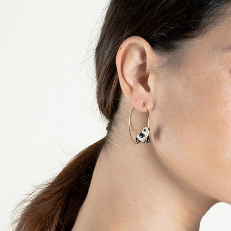 Buy Nach Bijoux Sleeping Panda Earrings Online for Women | Free 3-Hour Delivery in Dubai | Boom & Mellow UAE