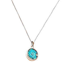 Cami Necklace Micro Mosaic Jewellery Made of 925 Silver