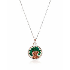 Galassia Jewellery Olive Tree Micro Mosaic Necklace