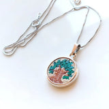 Galassia Jewellery Olive Tree Micro Mosaic Necklace