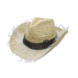 Shiny silver cowboy hat with ‘Sucre Salé’ branding, blending sweet and salty vibes with metallic flair.