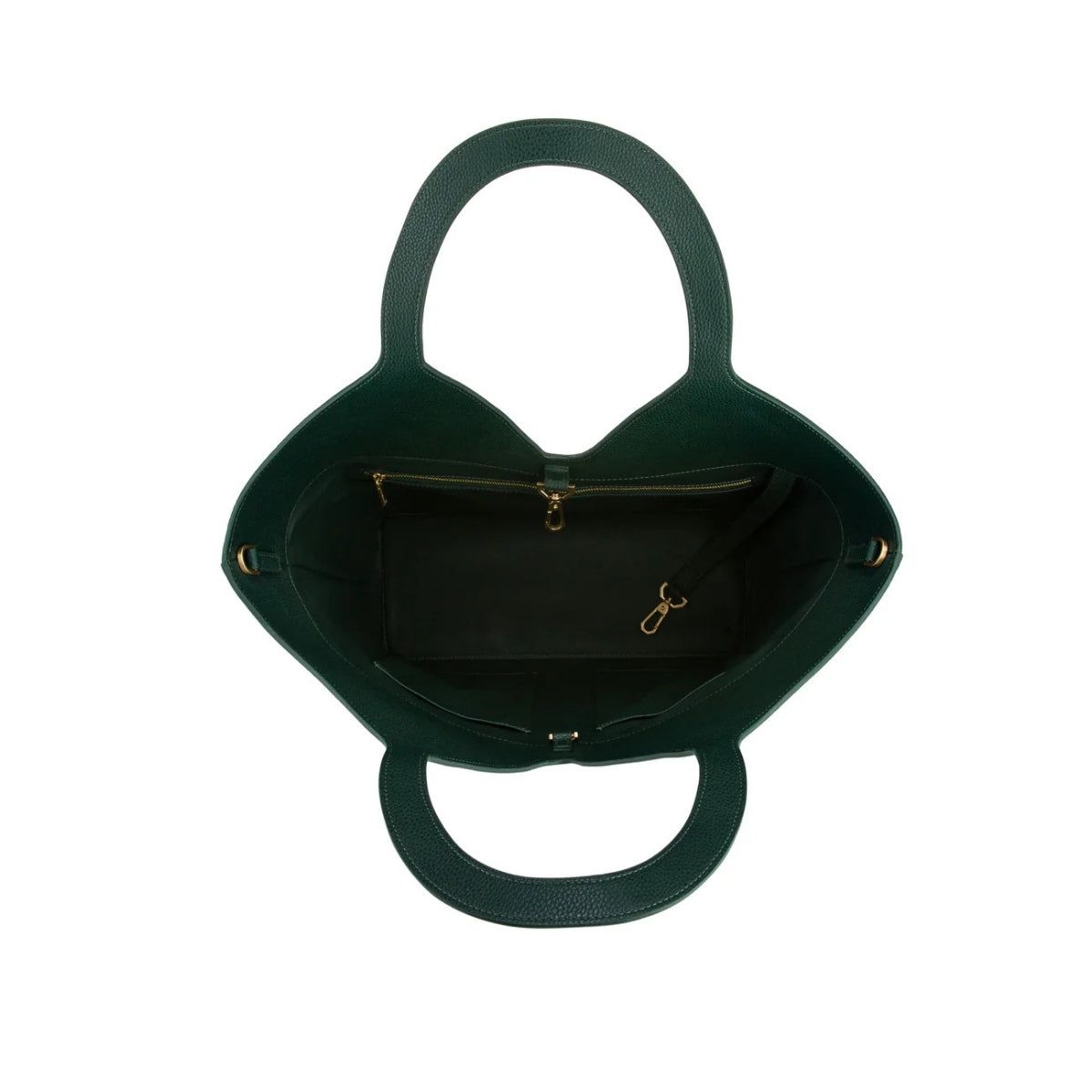 Bag by Veganologie in Pine Green Color Tote Bag. Made of Vegan Bamboo Leather.