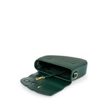 Bag by Veganologie in Pine Green Color Shoulder Bag. Made of Vegan Bamboo Leather.