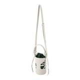 Bag by Veganologie in Vanilla Color Bucket Bag. Made of Vegan Bamboo Leather.