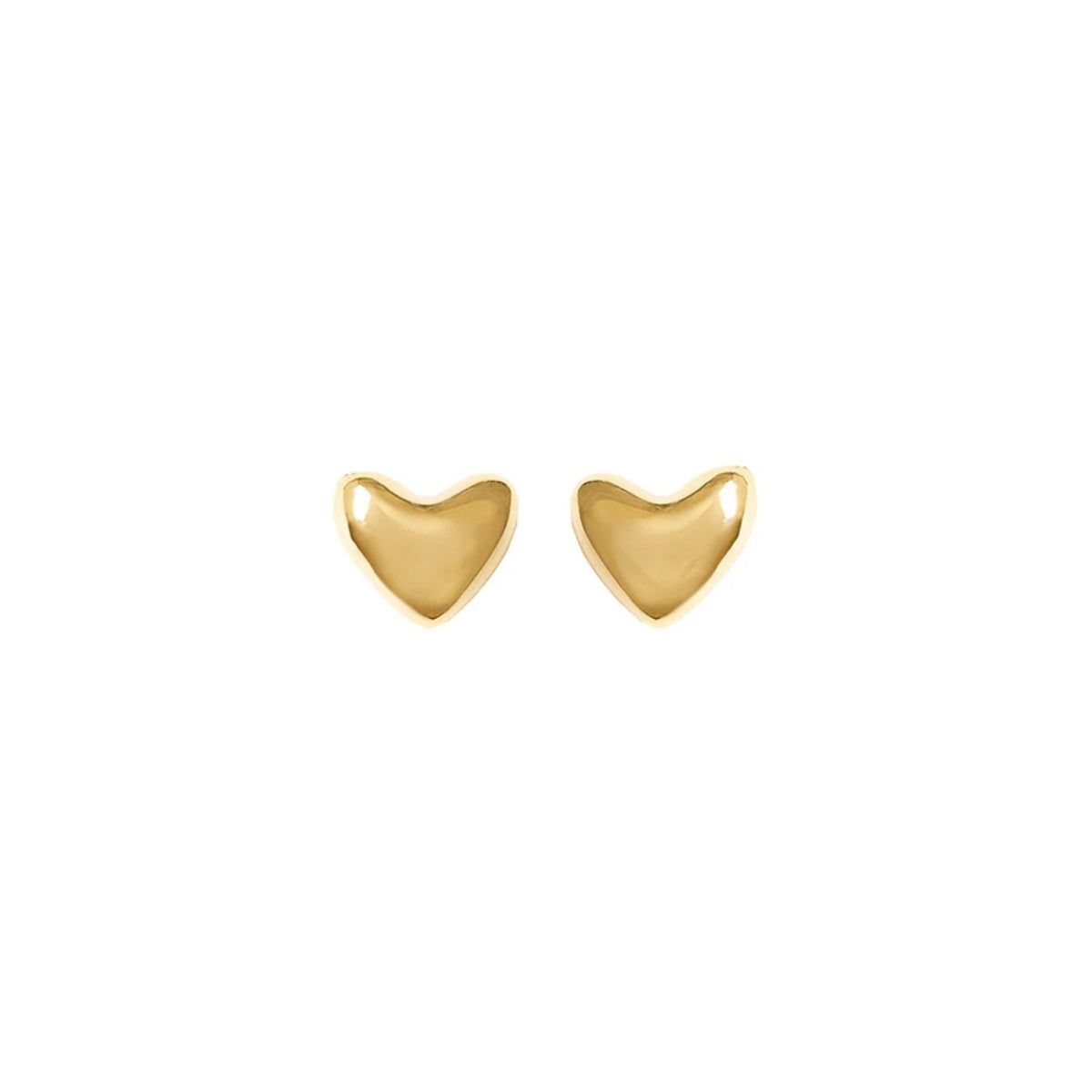 Lina Hernandez Small Latido Puffy Heart Stud Earrings