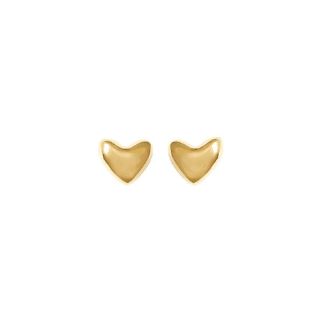Lina Hernandez Small Latido Puffy Heart Stud Earrings