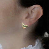 Lina Hernandez Small Latido Puffy Heart Stud Earrings