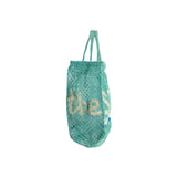 The Jacksons Bags Small Aqua Bevan By The Sea Jute Tote Bag