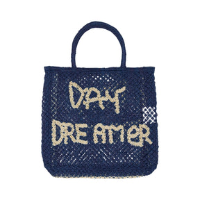 The Jacksons Bags Large Indigo Day Dreamer Jute Tote Bag