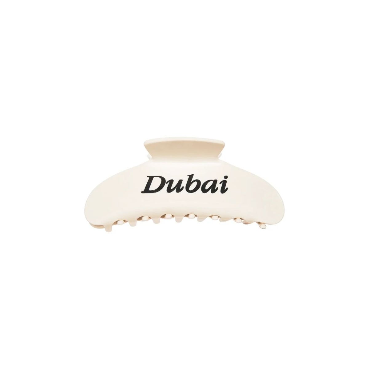 Faine Dubai White Engraved Hair Clip
