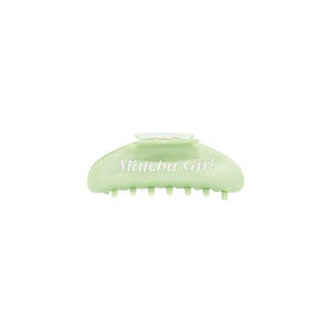 Faine Matcha Girl Engraved Hair Clip