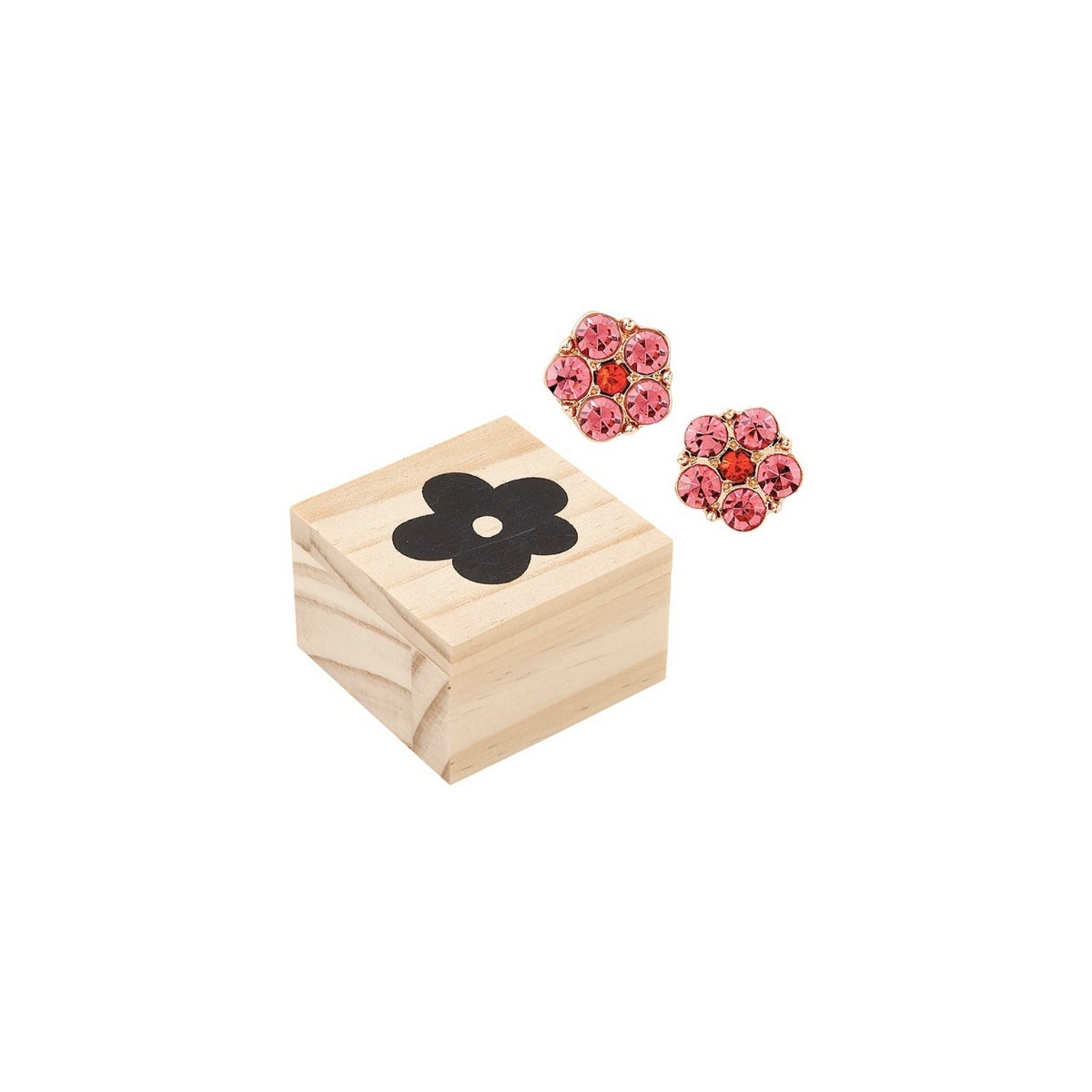 Creative Brands Daisy Treasure Box Earrings