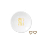 Creative Brands Love Lives Here Earrings And Tray