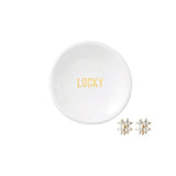 Creative Brands Lucky Earrings And Tray