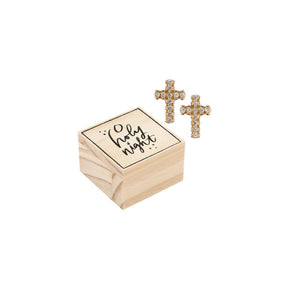 Creative Brands O Holy Night Treasure Box Earrings