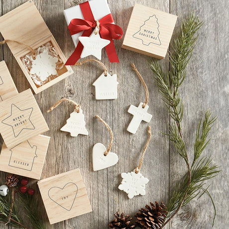 Creative Brands Ceramic Snowflake Ornament