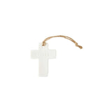 Creative Brands Ceramic Cross Ornament