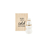Creative Brands Ceramic Snow Man Figurine