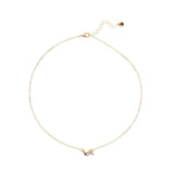 Lavender Shine Crystal Necklace