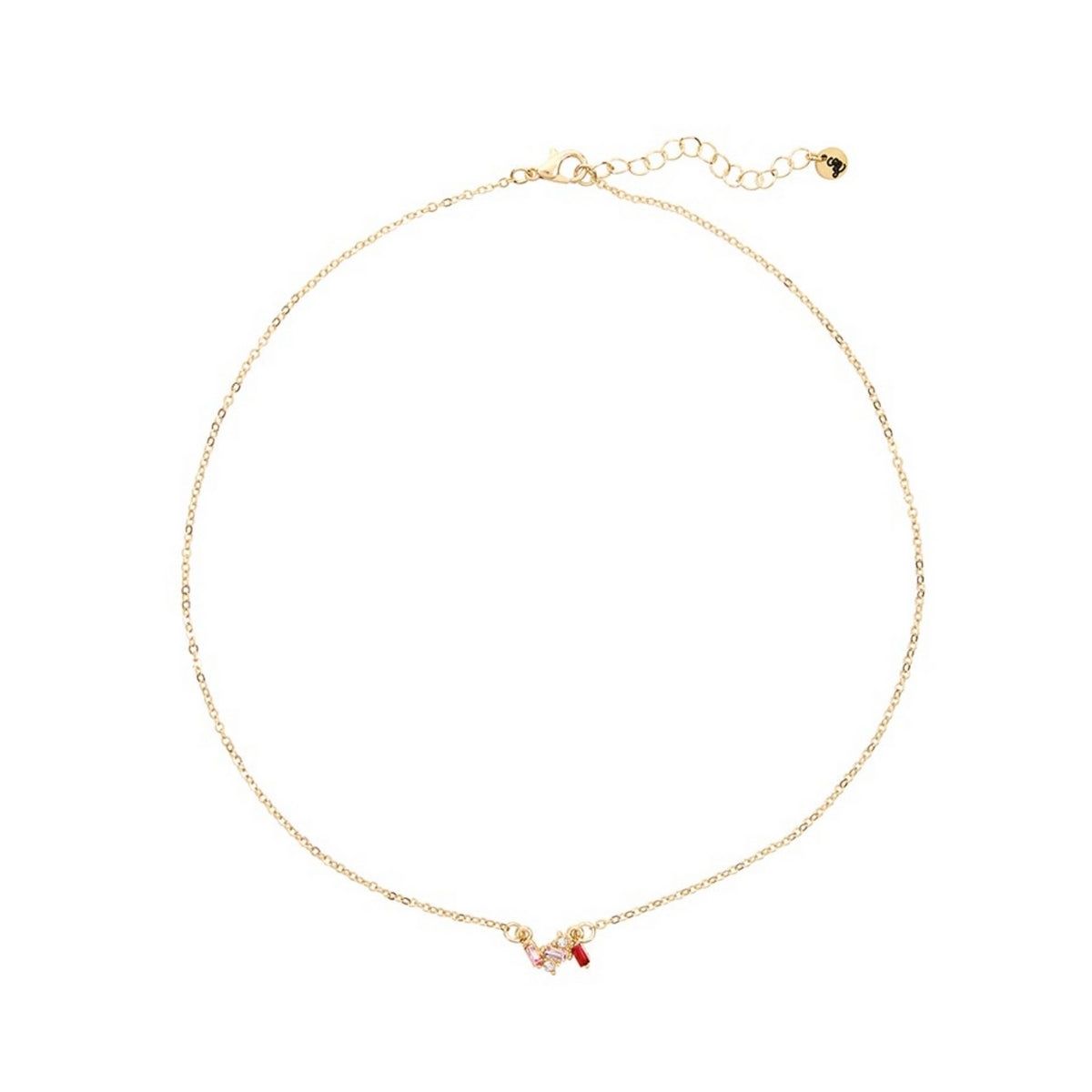 Creative Brands Blush Love Crystal Necklace