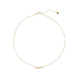 Creative Brands Golden Thank You Crystal Necklace