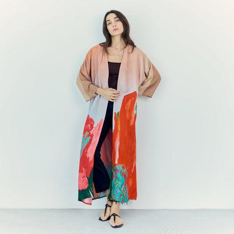 Dhara Sheth La Riviera Long Kimono