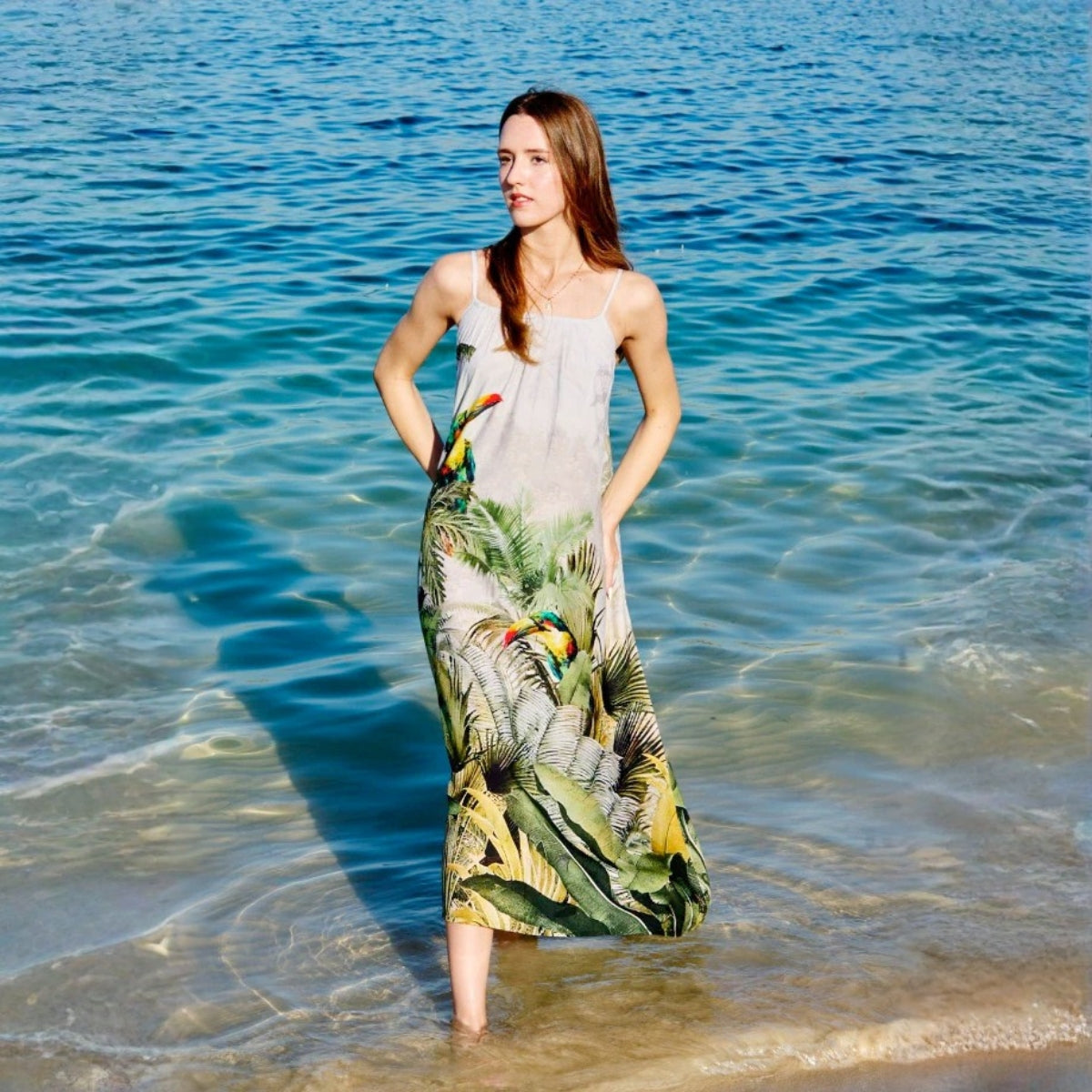 Dhara Sheth Wild Wings Long Maxi Dress