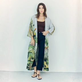 Dhara Sheth Wild Wings Long Kimono