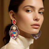 Mouchkine Jewelry Black Ex Voto Earrings