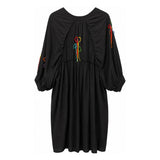 Wildflower Embroidered Shirt Dress