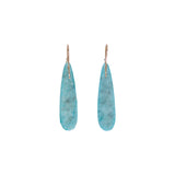 Marbled Amazonite Stone Dangle Earrings