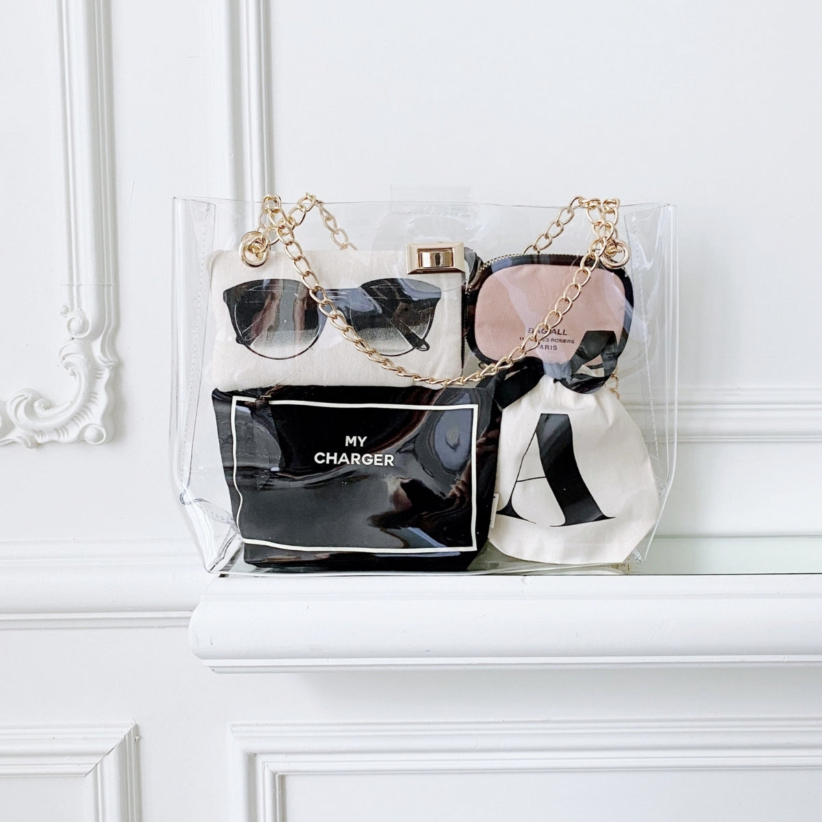 Bag-All Black Charger Organizer Pouch