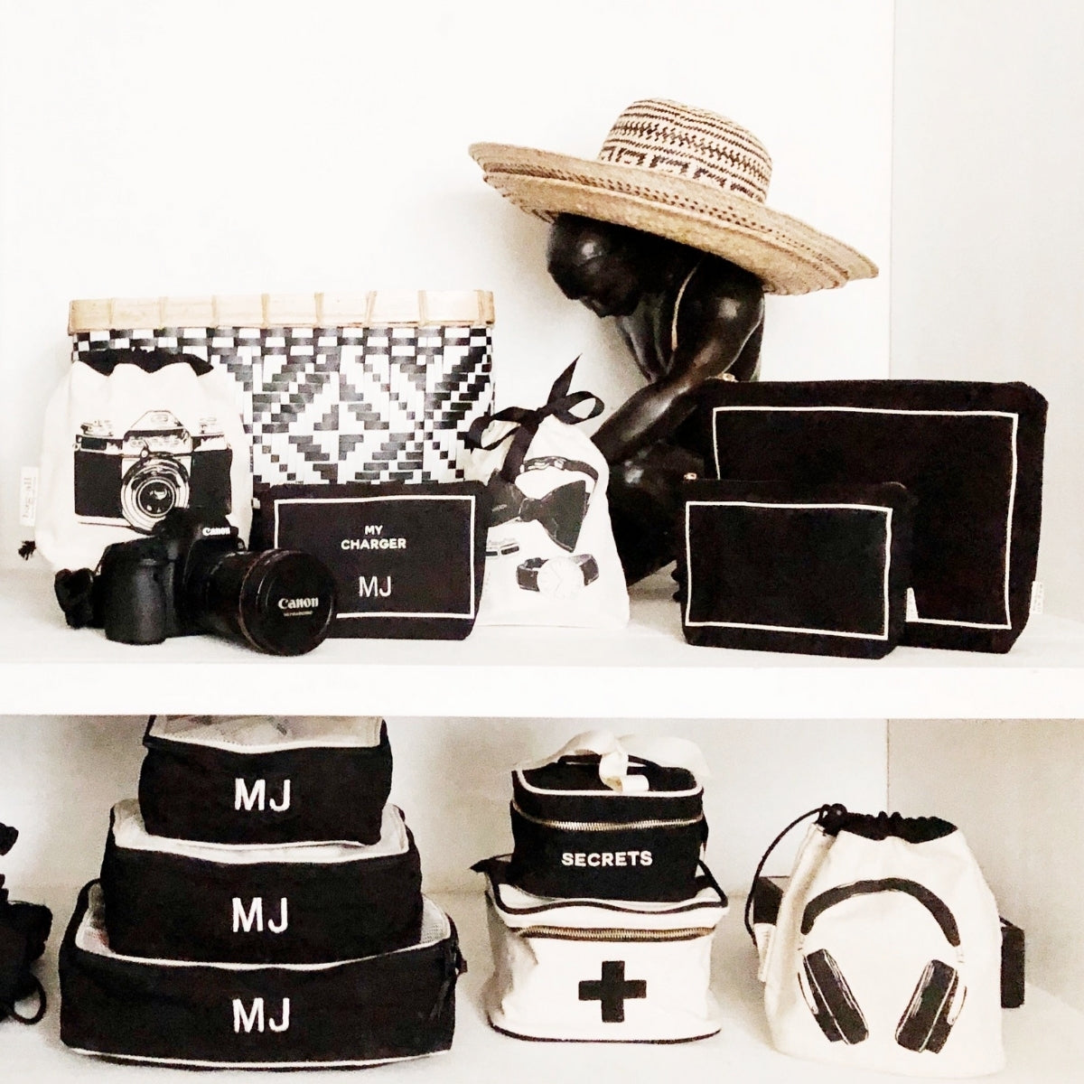 Bag-All Black Charger Organizer Pouch