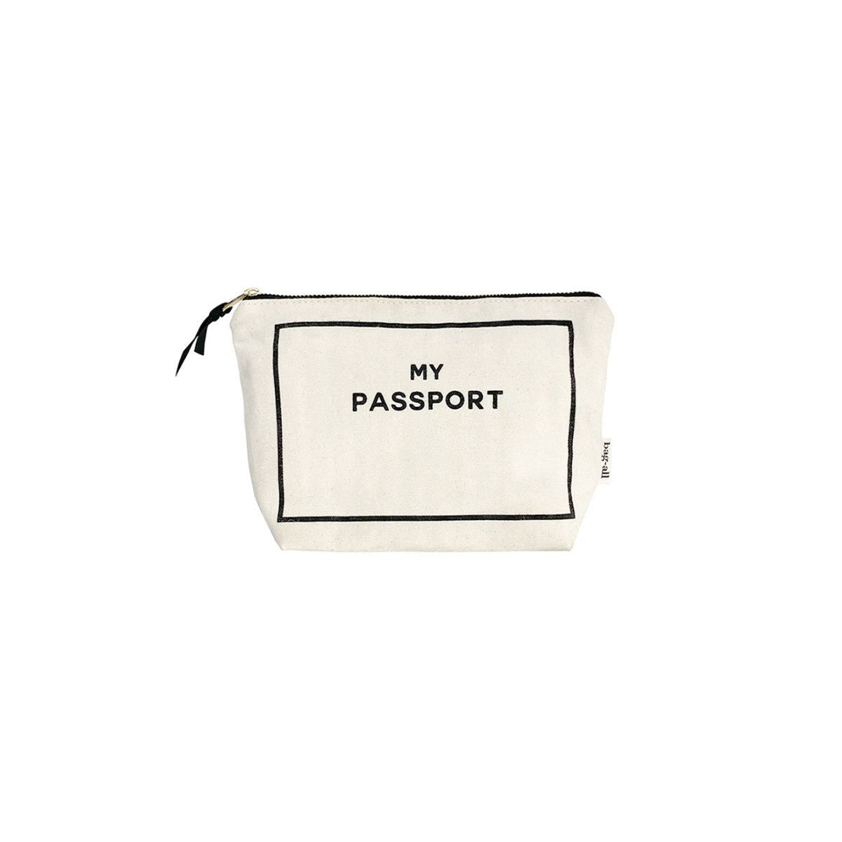Bag-All Cream Passport Travel Pouch