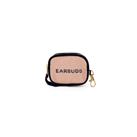 Bag-All Pink Blush Earbuds Travel Case with Clasp
