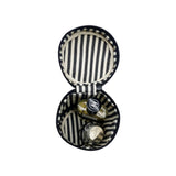 Bag-All Cream Round Perfume Travel Case