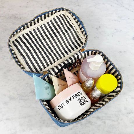Bag-All Small Denim Makeup Case