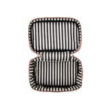 Bag-All Small Pink Quilted Eco Velvet Makeup Case