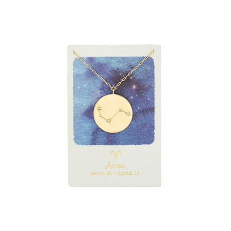 Tai Zodiac Constellation Coin Necklace