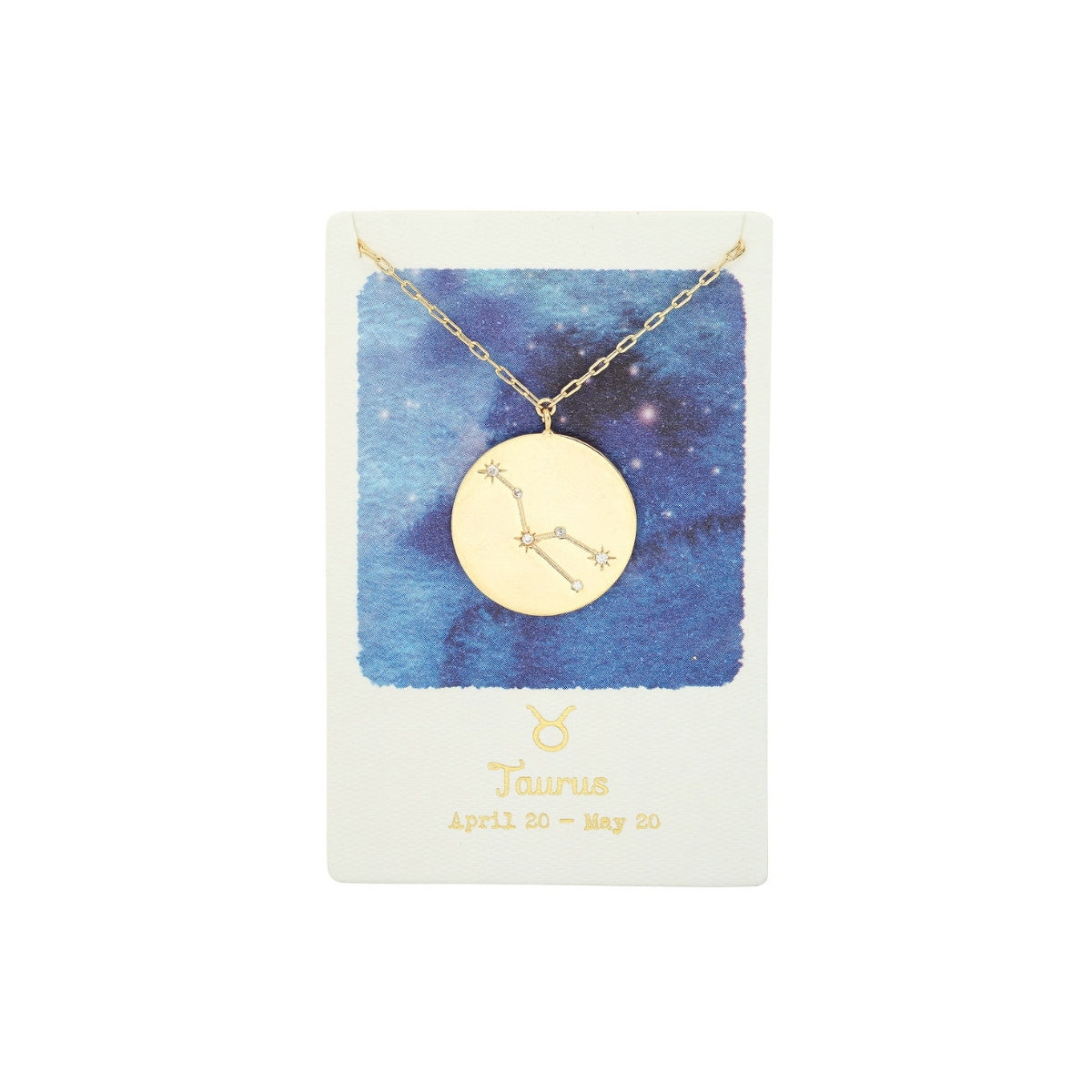 Zodiac Constellation Coin Necklace