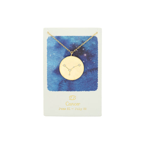 Zodiac Constellation Coin Necklace
